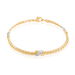 Bracelet Lamyae Plaqué Or Jaune Oxyde De Zirconium - Bracelets Femme | Histoire d’Or