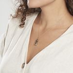 Pendentif Kauai Plaqu&eacute; Or Jaune Pierre De Synthese - Pendentifs Femme | Histoire d&rsquo;Or