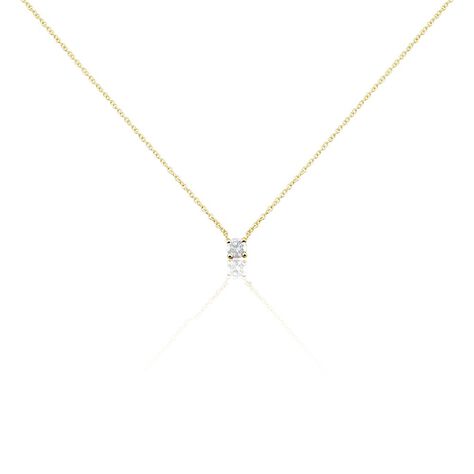 Collier Or Jaune Victoria Et Diamant - Colliers Femme | Histoire d’Or