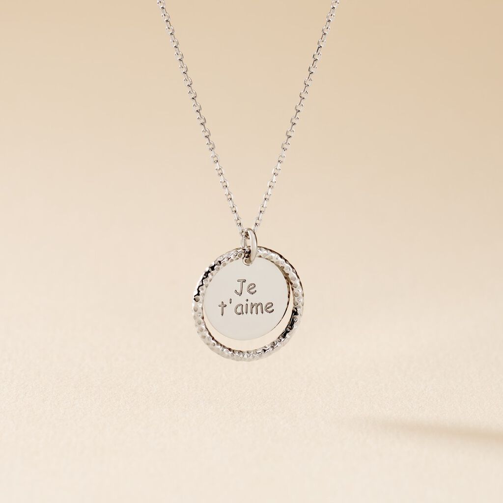 Collier Argent Blanc Vaodez - Colliers fantaisie Femme | Histoire d’Or