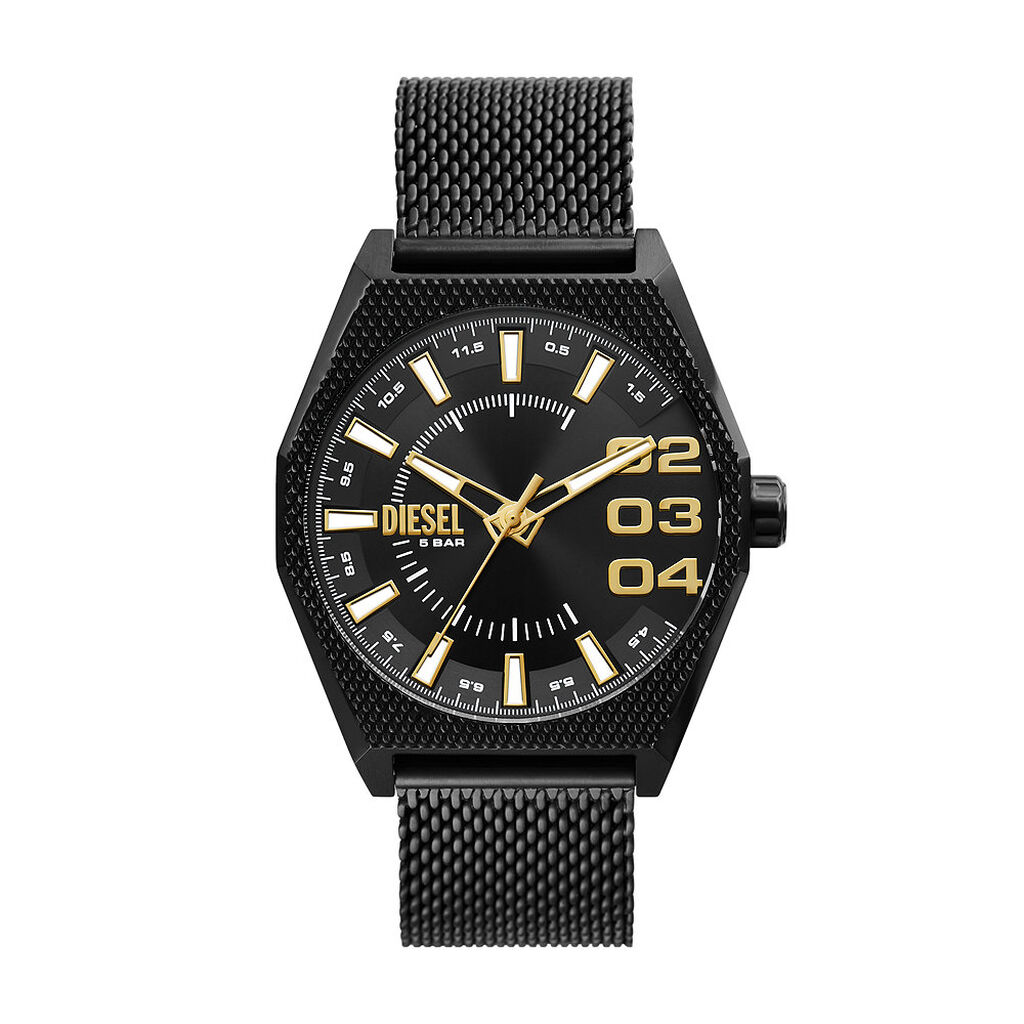 Montre Diesel Scraper Noir - Montres Homme | Histoire d’Or