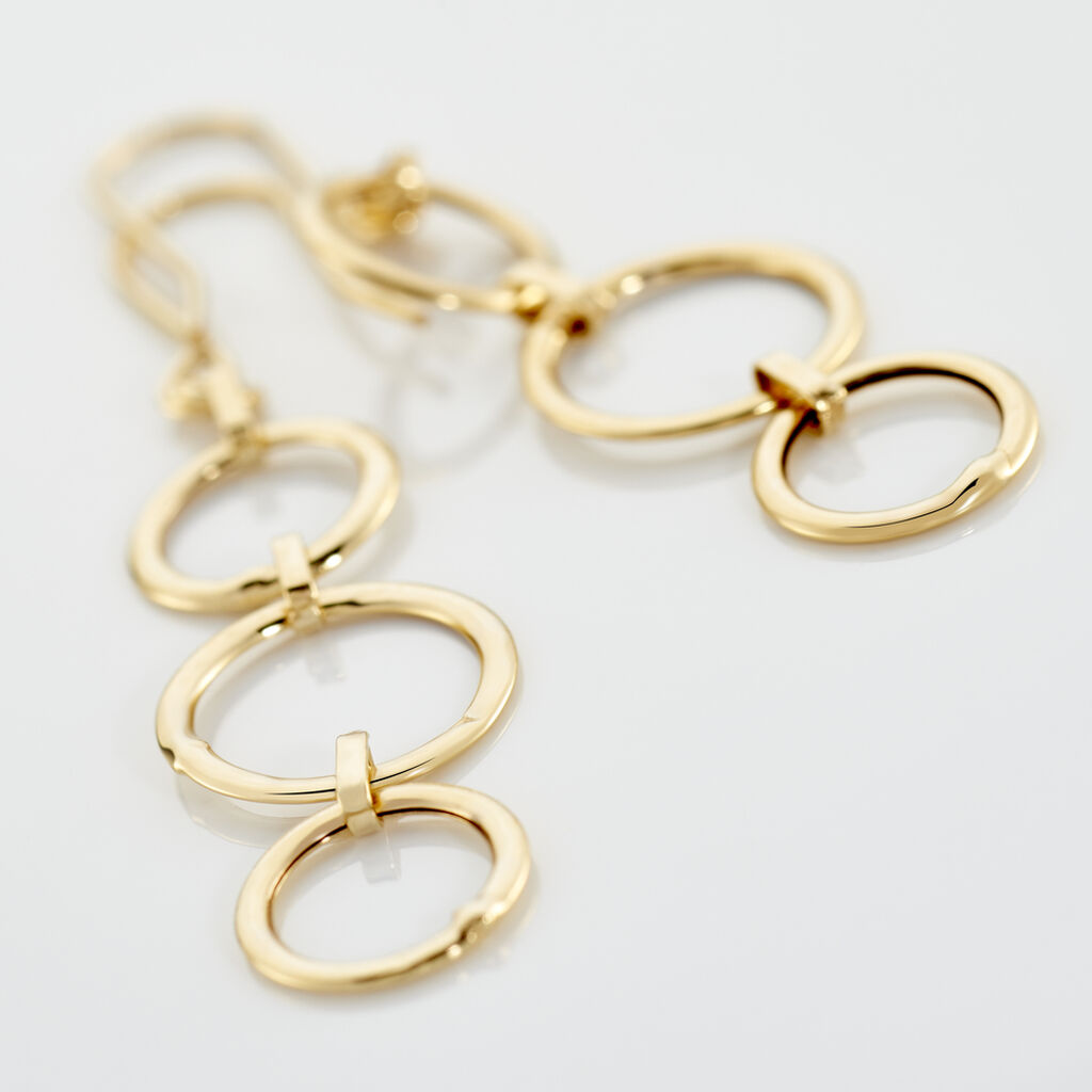 Boucles D'oreilles Pendantes Or Jaune Isabela - Boucles d'oreilles pendantes Femme | Histoire d’Or