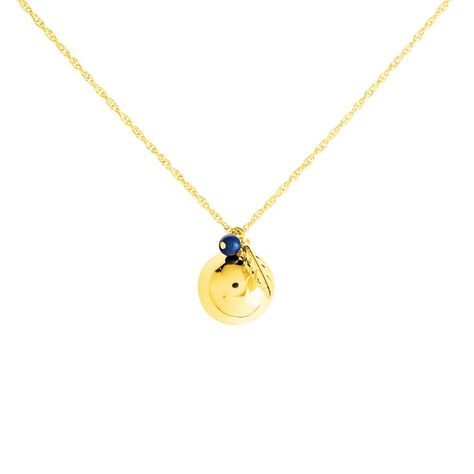 Collier My Bola Acier Jaune Aventurine - Bolas de grossesse Femme | Histoire d’Or