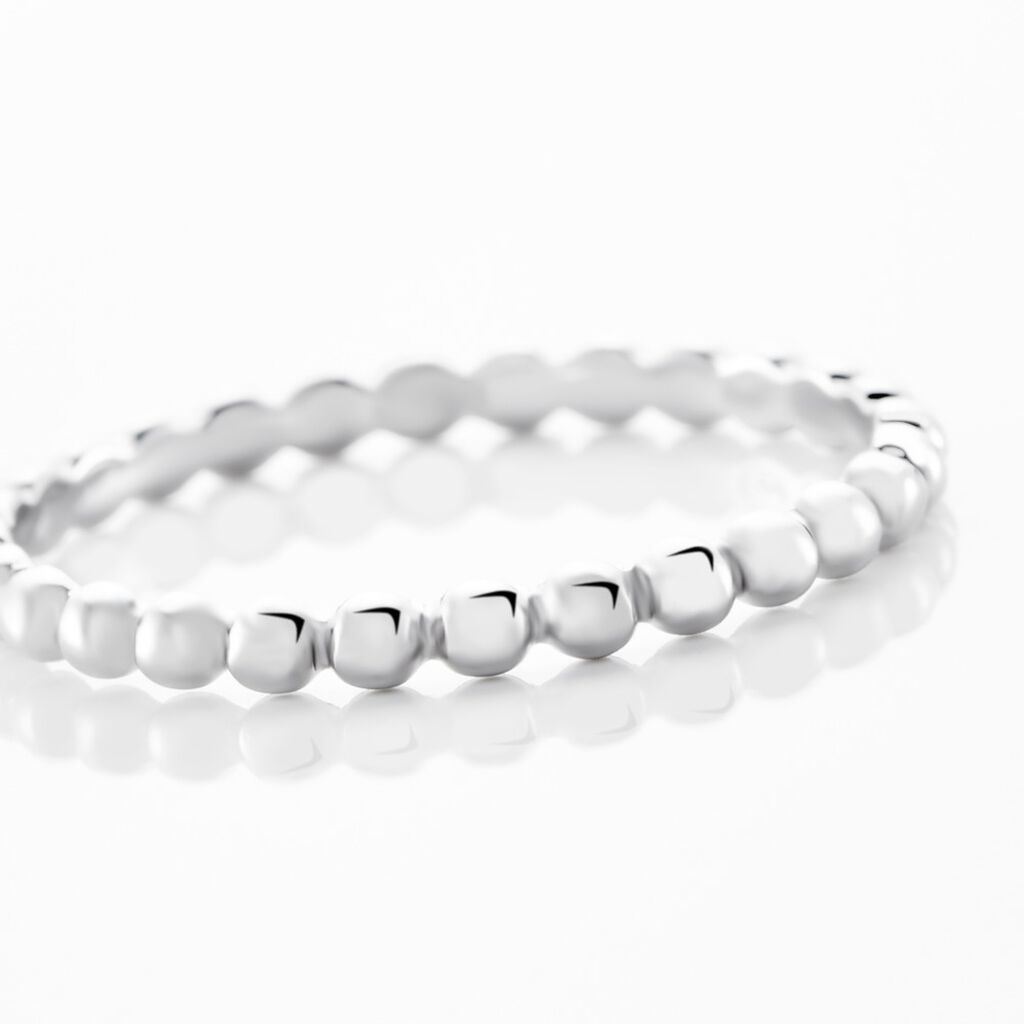 Bague Joaninha Argent Blanc - Bagues fantaisie Femme | Histoire d&rsquo;Or