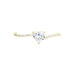 Bague Solitaire Or Jaune Sabeen Oxyde De Zirconium