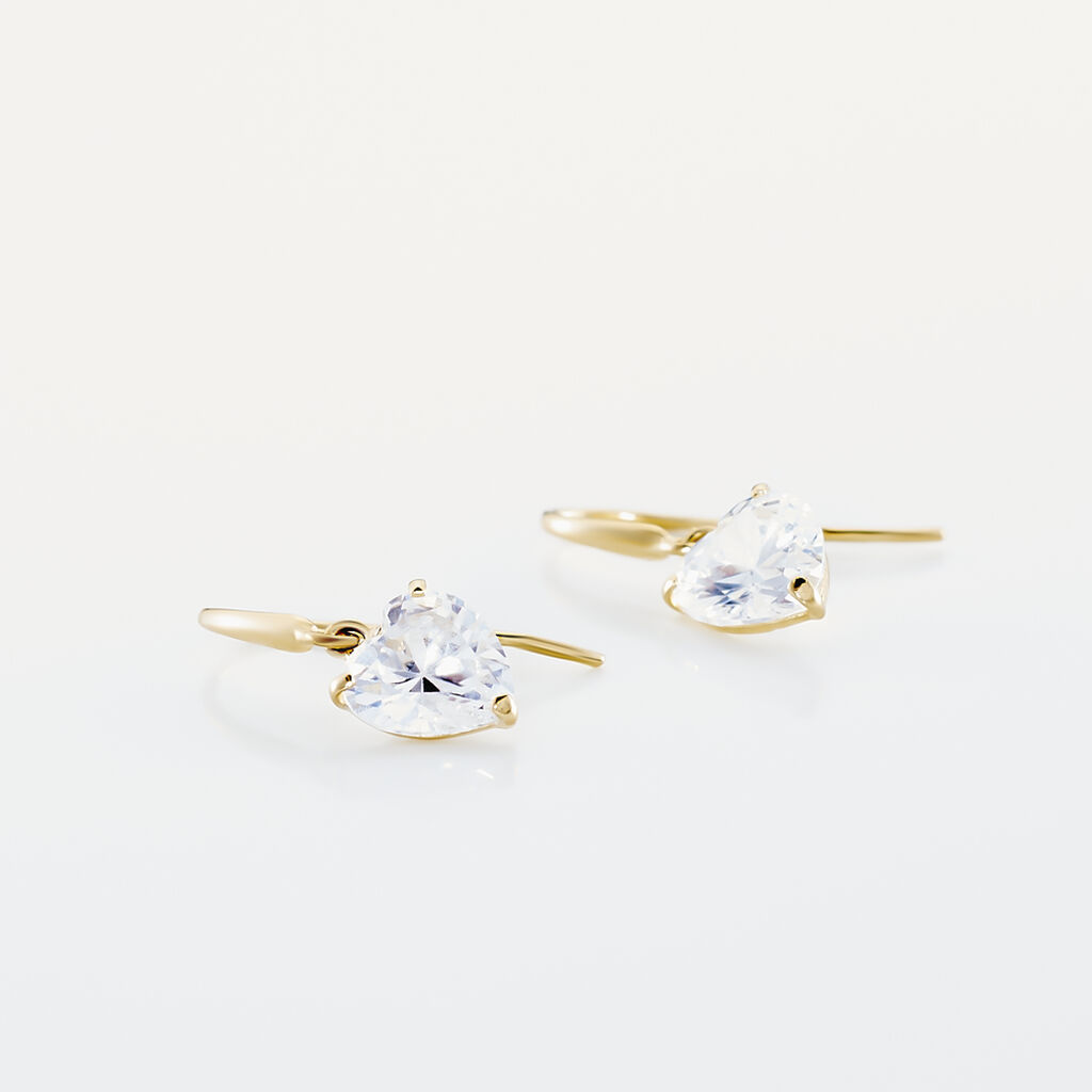 Boucles D'oreilles Djimmy Or Jaune Oxyde - Boucles d'oreilles pendantes Femme | Histoire d’Or