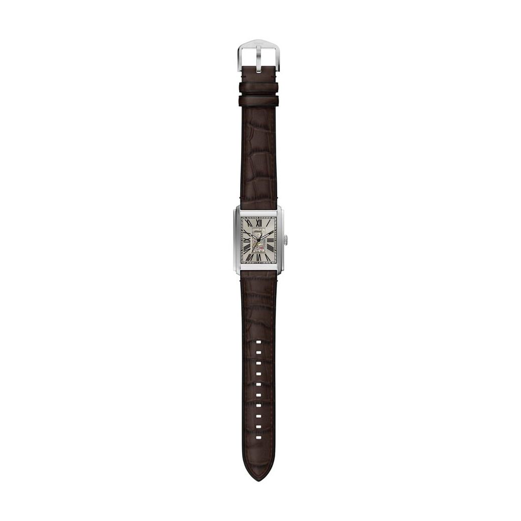 Montre Fossil Carraway Automatic Beige - F&ecirc;te des p&egrave;res Homme | Histoire d&rsquo;Or