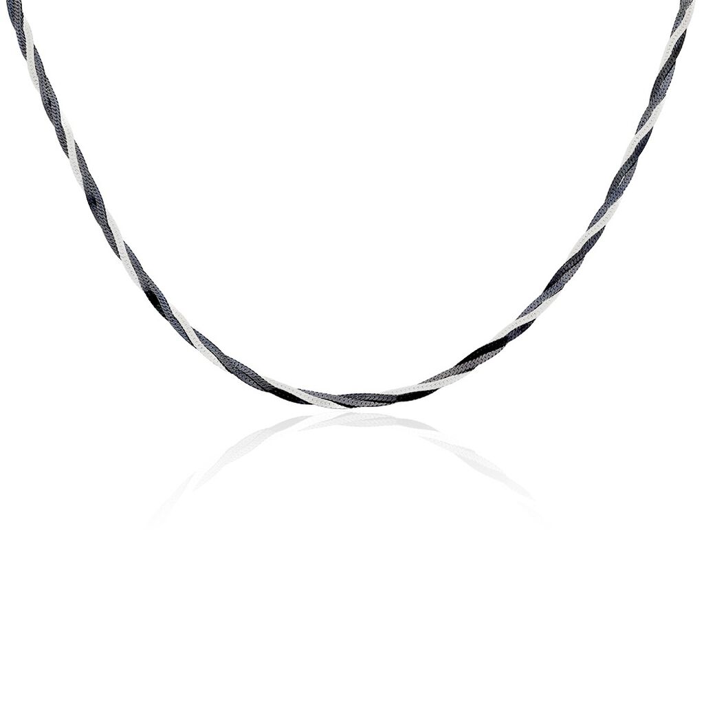 Collier Ehud Argent Bicolore - Chaines Femme | Histoire d’Or