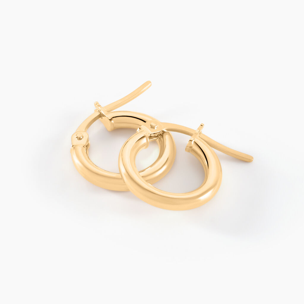 Créoles Verania Or Jaune - Boucles d'oreilles créoles Femme | Histoire d’Or