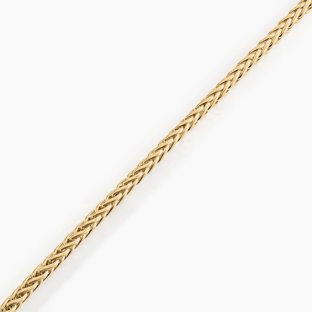 Bracelet Jany Maille Palmier Or Jaune - Bracelets cha&icirc;ne Femme | Histoire d&rsquo;Or