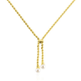 Chaîne Hatsu Or Jaune Perle De Culture - Chaines Femme | Histoire d’Or