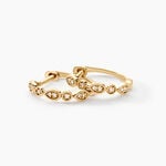 Cr&eacute;oles Robina Or Jaune Diamant - Boucles d'oreilles cr&eacute;oles Femme | Histoire d&rsquo;Or