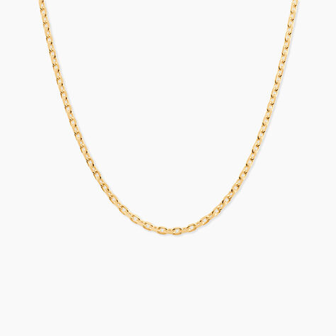 Cha&icirc;ne Igoa Maille For&ccedil;at Diamantee Or Jaune - Chaines Famille | Histoire d&rsquo;Or