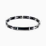 Bracelet Jourdan Halldor Acier Argent&eacute; - Bracelets Homme | Histoire d&rsquo;Or