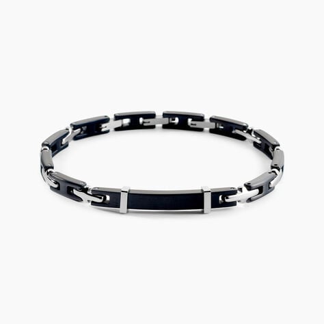 Bracelet Jourdan Halldor Acier Argent&eacute; - Bracelets Homme | Histoire d&rsquo;Or