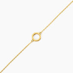 Bracelet Fino Acier Jaune - Bijoux sans pierre Femme | Histoire d&rsquo;Or