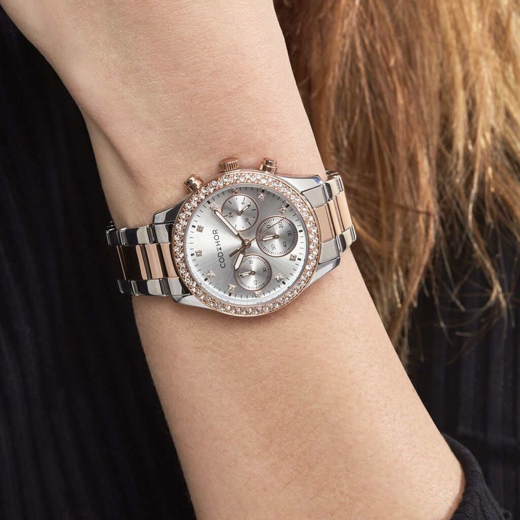 Montre Codhor Julia Argenté - Montres Femme | Histoire d’Or