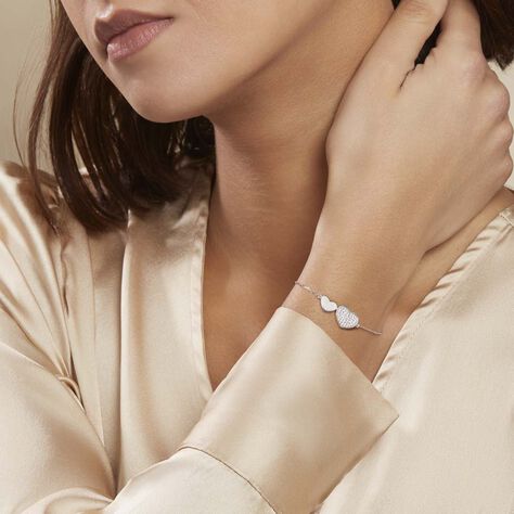 Bracelet Betti Argent Blanc Oxyde De Zirconium - Bracelets fantaisie Femme | Histoire d’Or