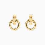 Boucles D'Oreilles Puces Fioria Or Jaune - Clous d'oreilles Femme | Histoire d&rsquo;Or