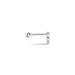 Piercing D'oreilles Argent Blanc Cort Oxydes De Zirconium - Bijoux Coeur Femme | Histoire d’Or
