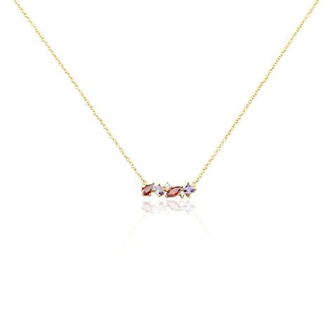 Collier Muire Plaqué Or Oxyde - Colliers Femme | Histoire d’Or