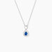 Collier Odessa Or Blanc Saphir Diamant - Colliers Femme | Histoire d’Or