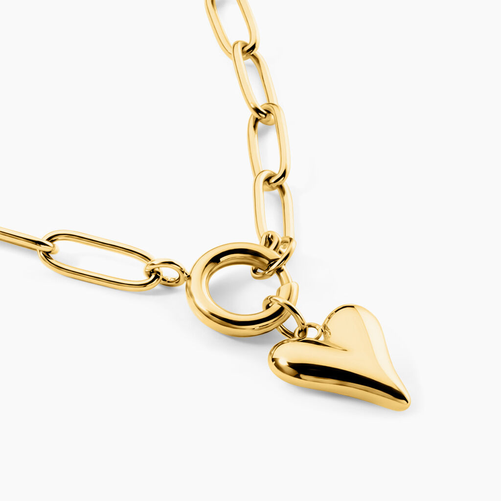 Collier Awa Acier Jaune - F&ecirc;te des m&egrave;res Femme | Histoire d&rsquo;Or
