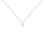 Collier Paz Argent Blanc - Ras de cou Femme | Histoire d&rsquo;Or