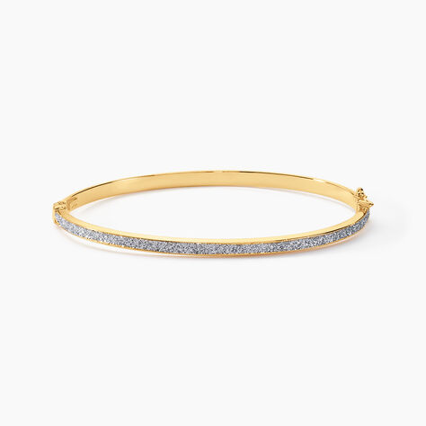 Bracelet Jonc Karama Or Bicolore - Bracelets joncs Femme | Histoire d’Or