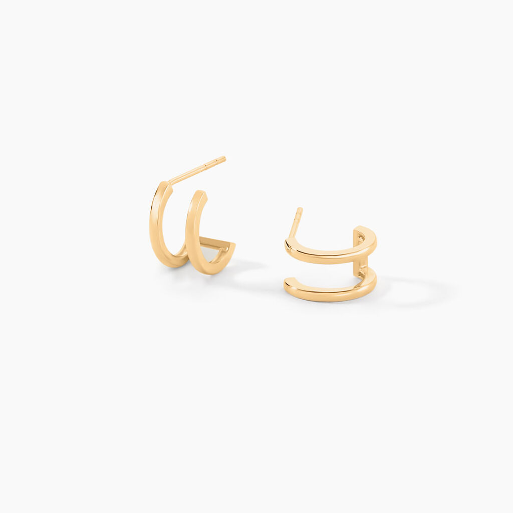Créoles Yashmine Or Jaune - Boucles d'oreilles créoles Femme | Histoire d’Or