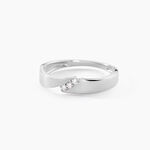 Bague Daphne Or Blanc Diamant - Bagues avec pierre Femme | Histoire d&rsquo;Or