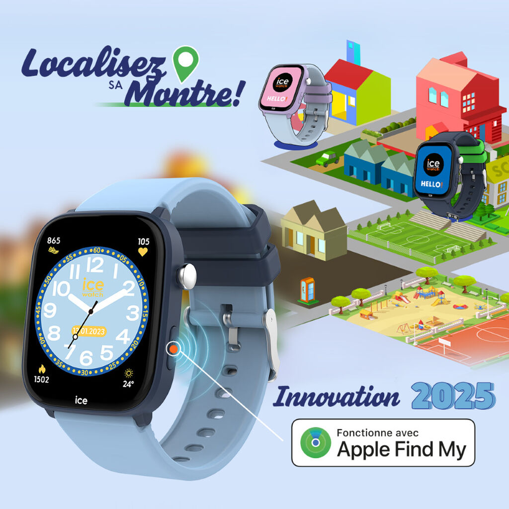 Montre Connectée Ice Watch Smart Junior 3.0 Find My - Montres connectées Enfant | Histoire d’Or