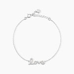 Bracelet Argent Blanc Elly Oxyde De Zirconium - Bracelets Femme | Histoire d&rsquo;Or