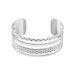 Bracelet Jonc Abram Acier Blanc - Bracelets Femme | Histoire d’Or
