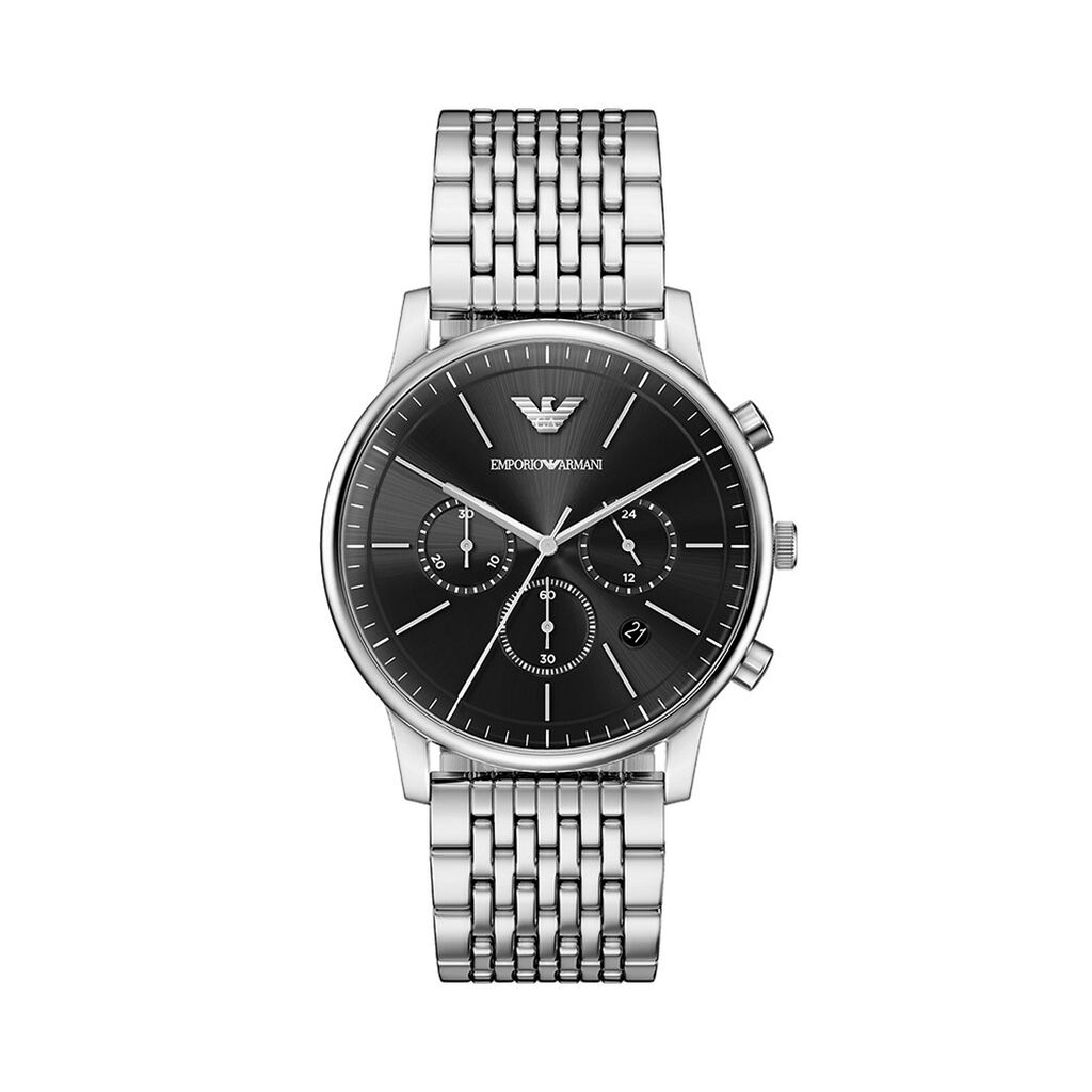 Montre Emporio Armani Noir - Montres Homme | Histoire d&rsquo;Or
