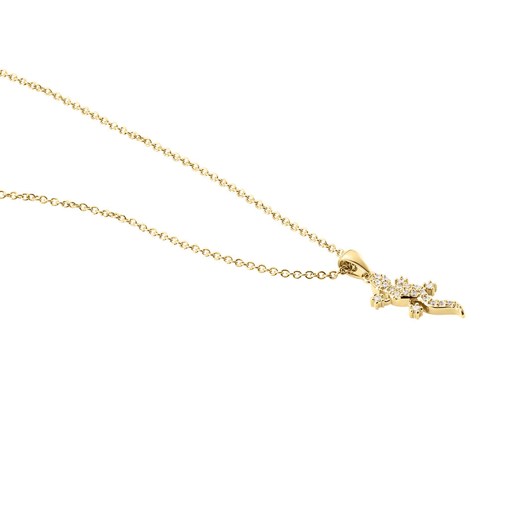 Collier Lehar Plaqué Or Oxyde - Colliers fantaisie Femme | Histoire d’Or