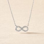 Collier Infini Empierre Or Blanc Diamant - Colliers Femme | Histoire d&rsquo;Or