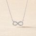 Collier Infini Empierre Or Blanc Diamant - Colliers Femme | Histoire d’Or