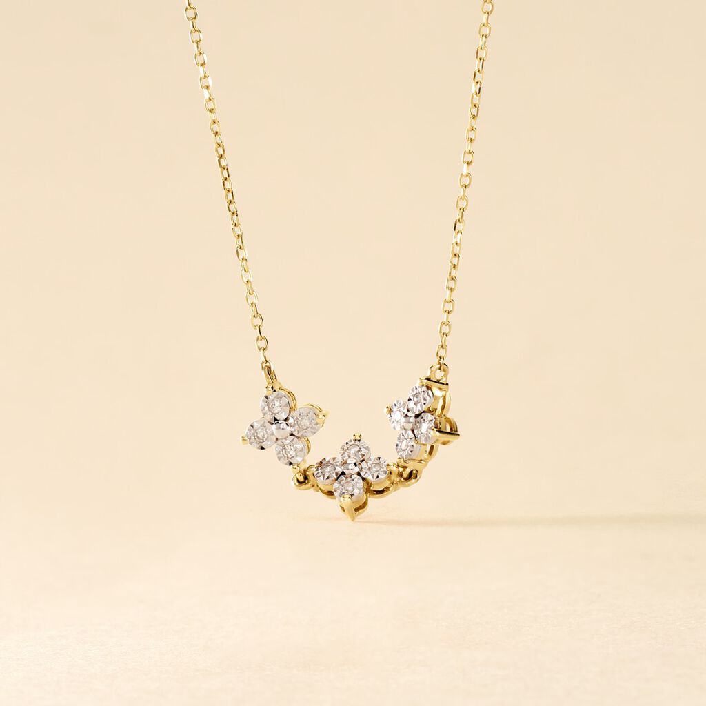 Collier Eternal Spring Or Jaune Diamant - Colliers Femme | Histoire d’Or