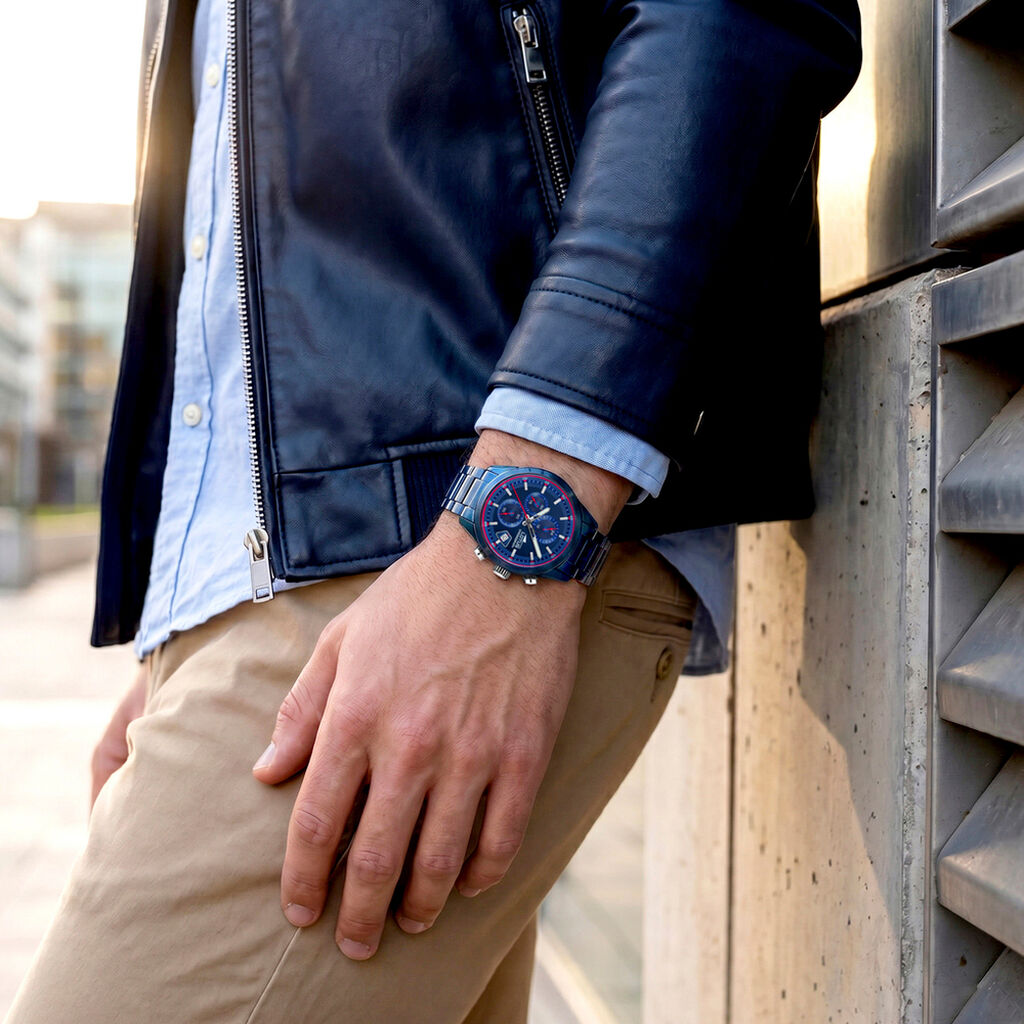 Montre Lotus Pulse Bleu - Montres chronographes Homme | Histoire d&rsquo;Or