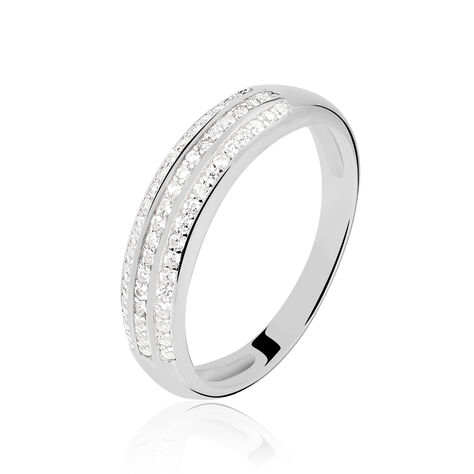 Bague Nataelle Argent Blanc Oxyde De Zirconium - Bagues avec pierre Femme | Histoire d’Or
