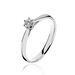Bague Solitaire Veronika Or Blanc Diamant - Bagues solitaires Femme | Histoire d’Or