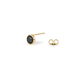 Boucles D'oreilles Puces Edy Serti Clos Or Jaune Saphir - Clous d'oreilles Femme | Histoire d’Or