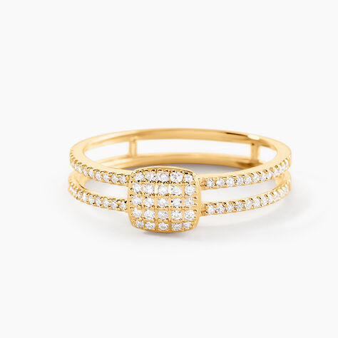 Bague Aude Or Jaune Diamant - Bagues avec pierre Femme | Histoire d&rsquo;Or