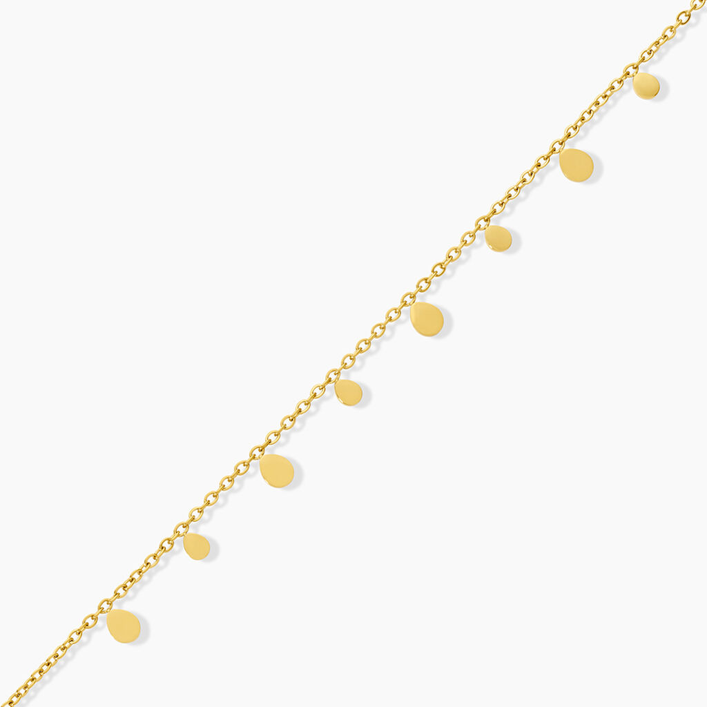 Bracelet Florencia Acier Dor&eacute; - Bijoux sans pierre Femme | Histoire d&rsquo;Or