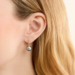 Boucles D'oreilles Pendantes Semi-baroque Or Jaune Perle De Tahiti - Boucles d'oreilles pendantes Femme | Histoire d&rsquo;Or