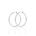 Créoles Argent Blanc Anne - Boucles d'oreilles créoles Femme | Histoire d’Or