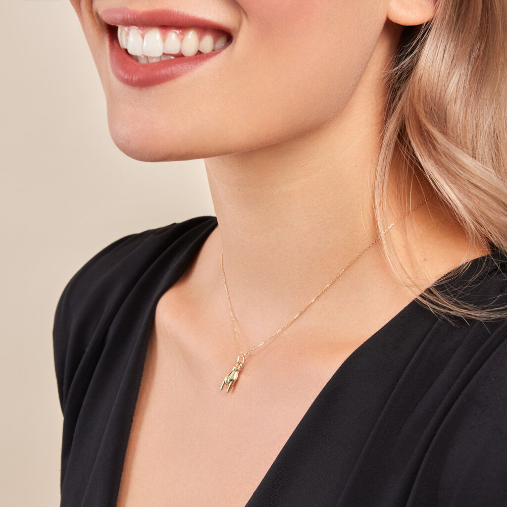 Pendentif Corseo Or Jaune - Pendentifs Famille | Histoire d’Or
