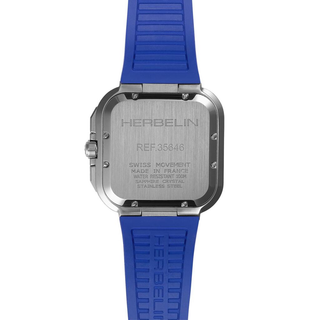 Montre Herbelin Cap Camarat Square Bleu - Montres Homme | Histoire d’Or