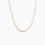 Cha&icirc;ne Igoa Maille For&ccedil;at Diamantee Or Jaune - Chaines Femme | Histoire d&rsquo;Or